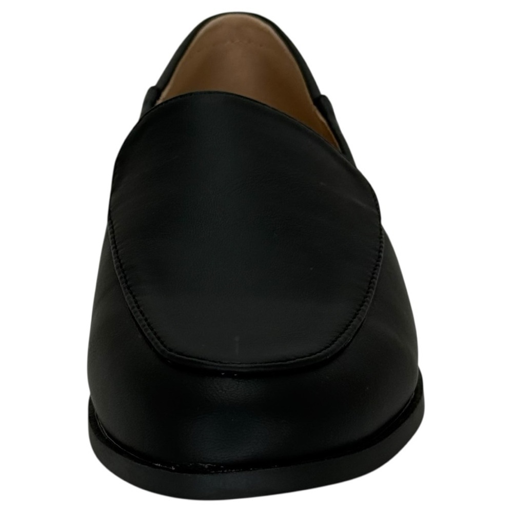 Journee Collection Corinne Black Faux Leather Womens Flats Loafers Size 7M - Picture 6 of 12